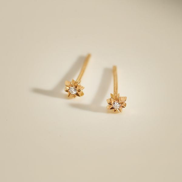 Starburst Diamond Earrings