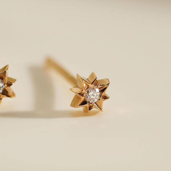 Starburst Diamond Earrings