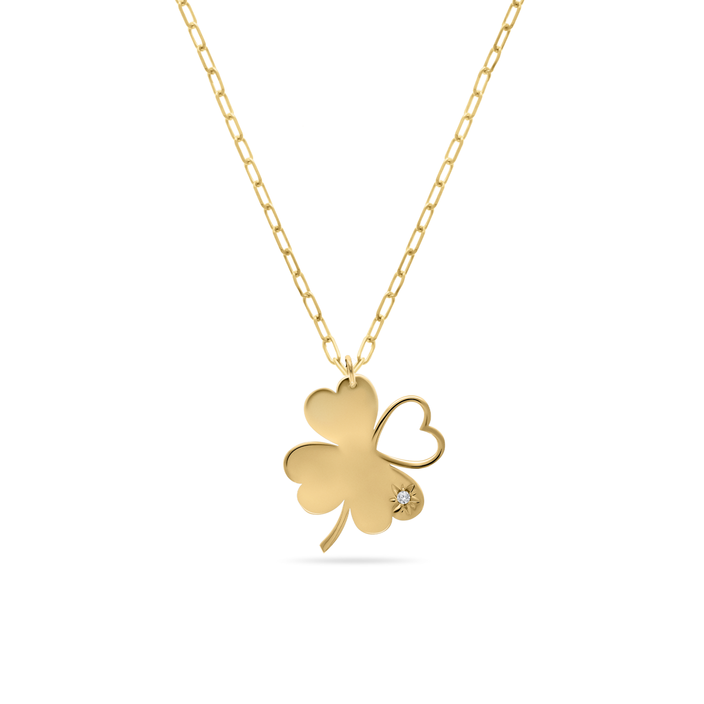 Piece of my Heart Diamond Necklace