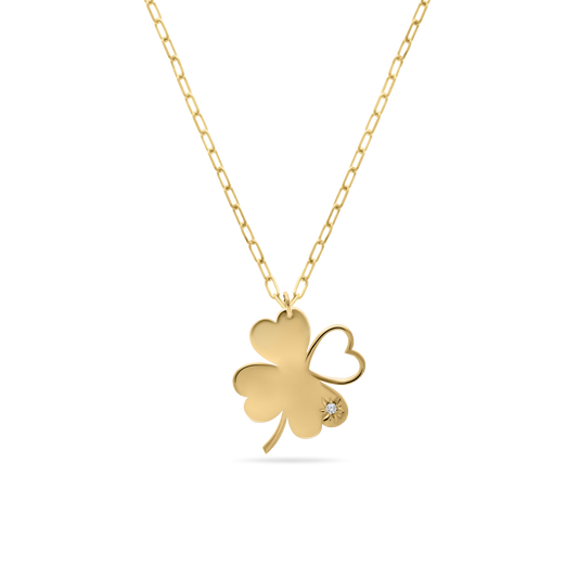 Piece of my Heart Diamond Necklace