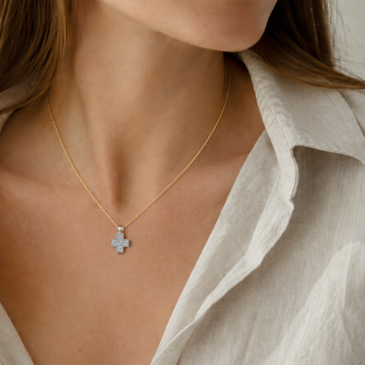 Diamond Cross Necklace
