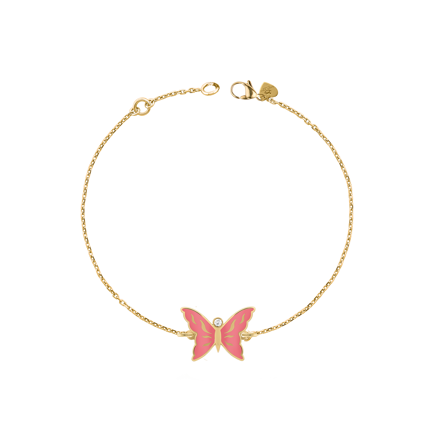 Joy Butterfly Diamond Chain Bracelet