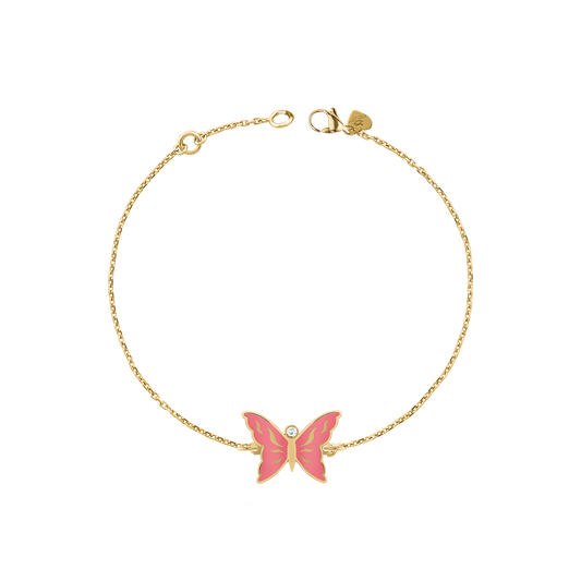 Joy Butterfly Diamond Chain Bracelet