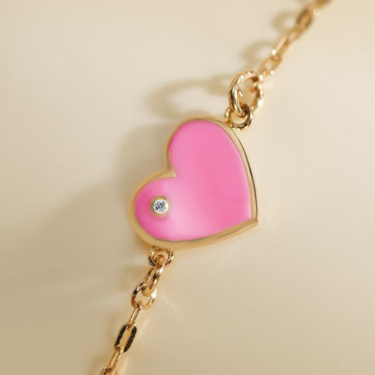 Forever Love Diamond Chain Bracelet