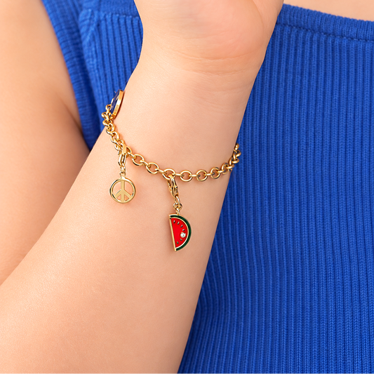 Watermelon Diamond Charm