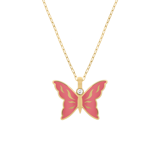 Joy Butterfly Diamond Necklace