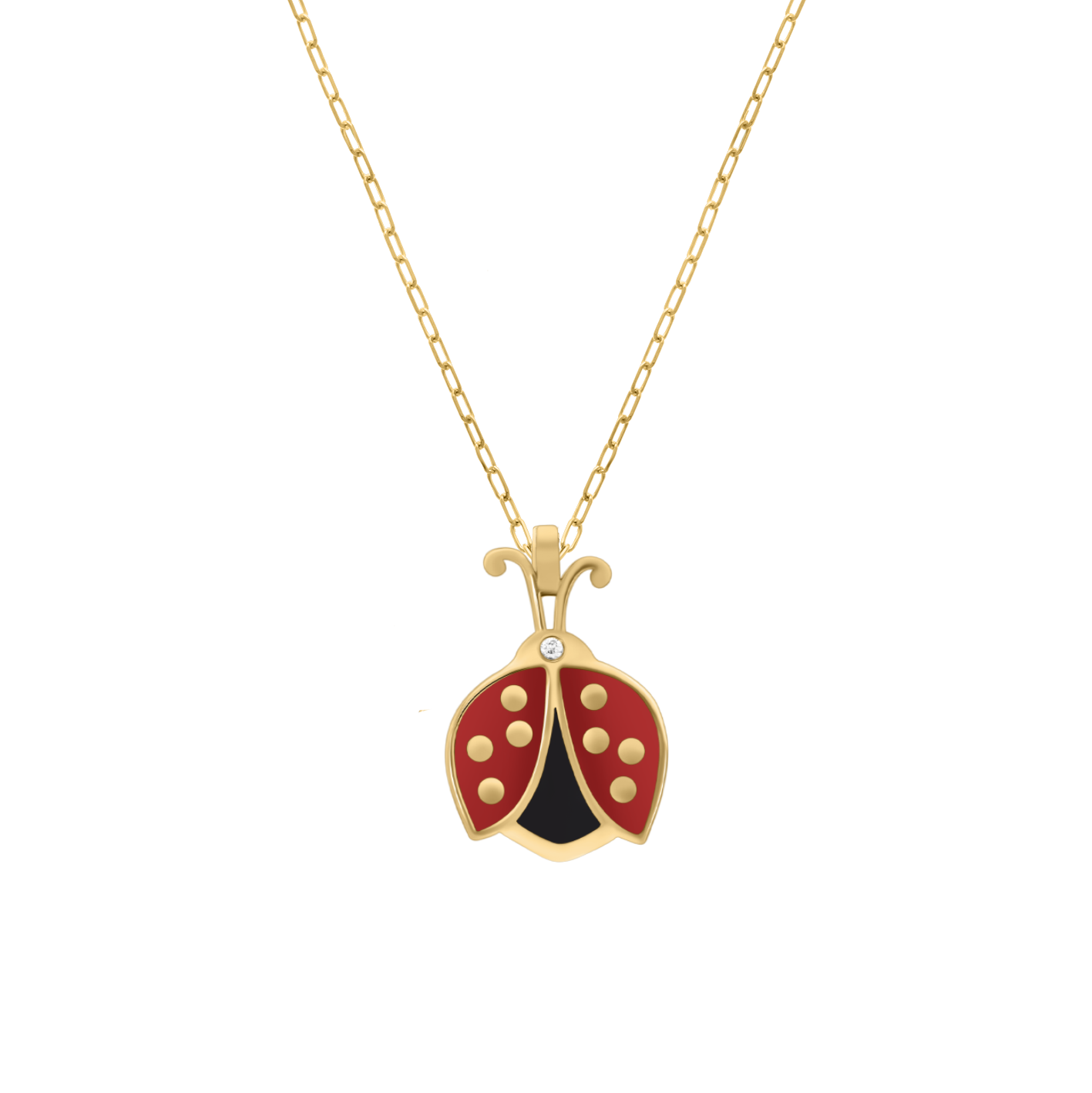 Little Ladybug Diamond Necklace