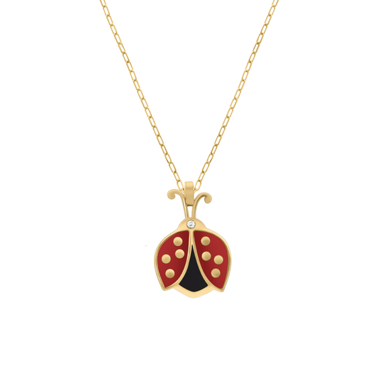 Little Ladybug Diamond Necklace