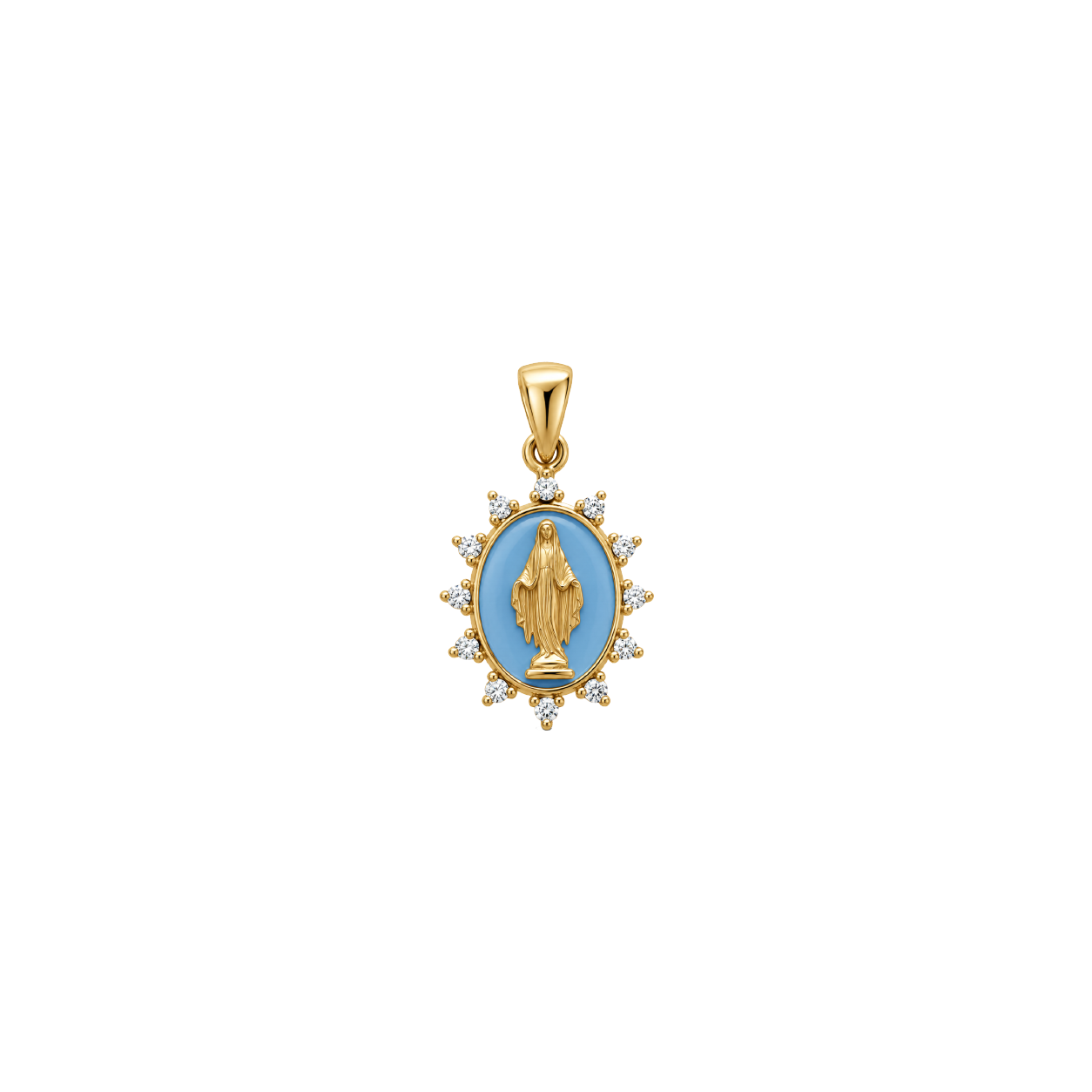 Hail Mary Diamond Pendant
