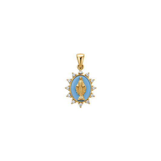 Hail Mary Diamond Pendant