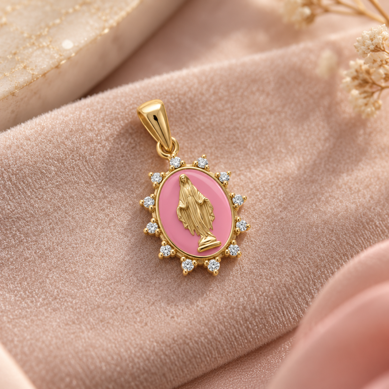Hail Mary Diamond Pendant