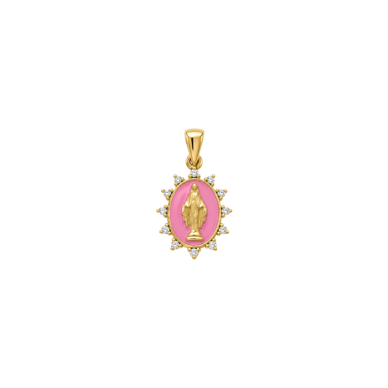 Hail Mary Diamond Pendant