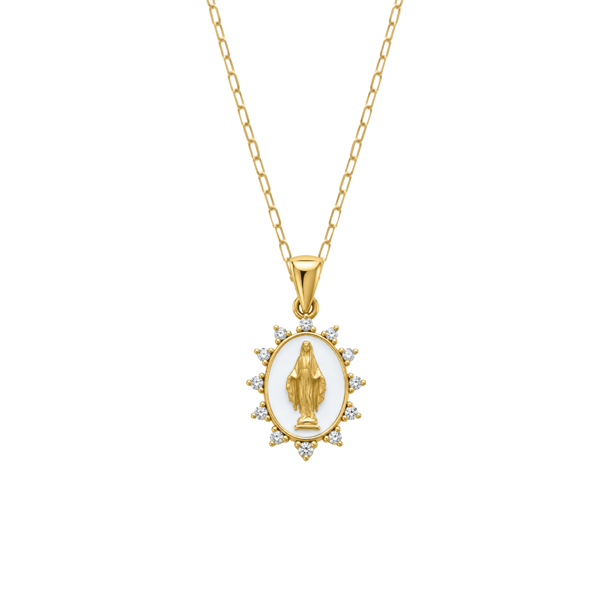 Hail Mary Diamond Pendant
