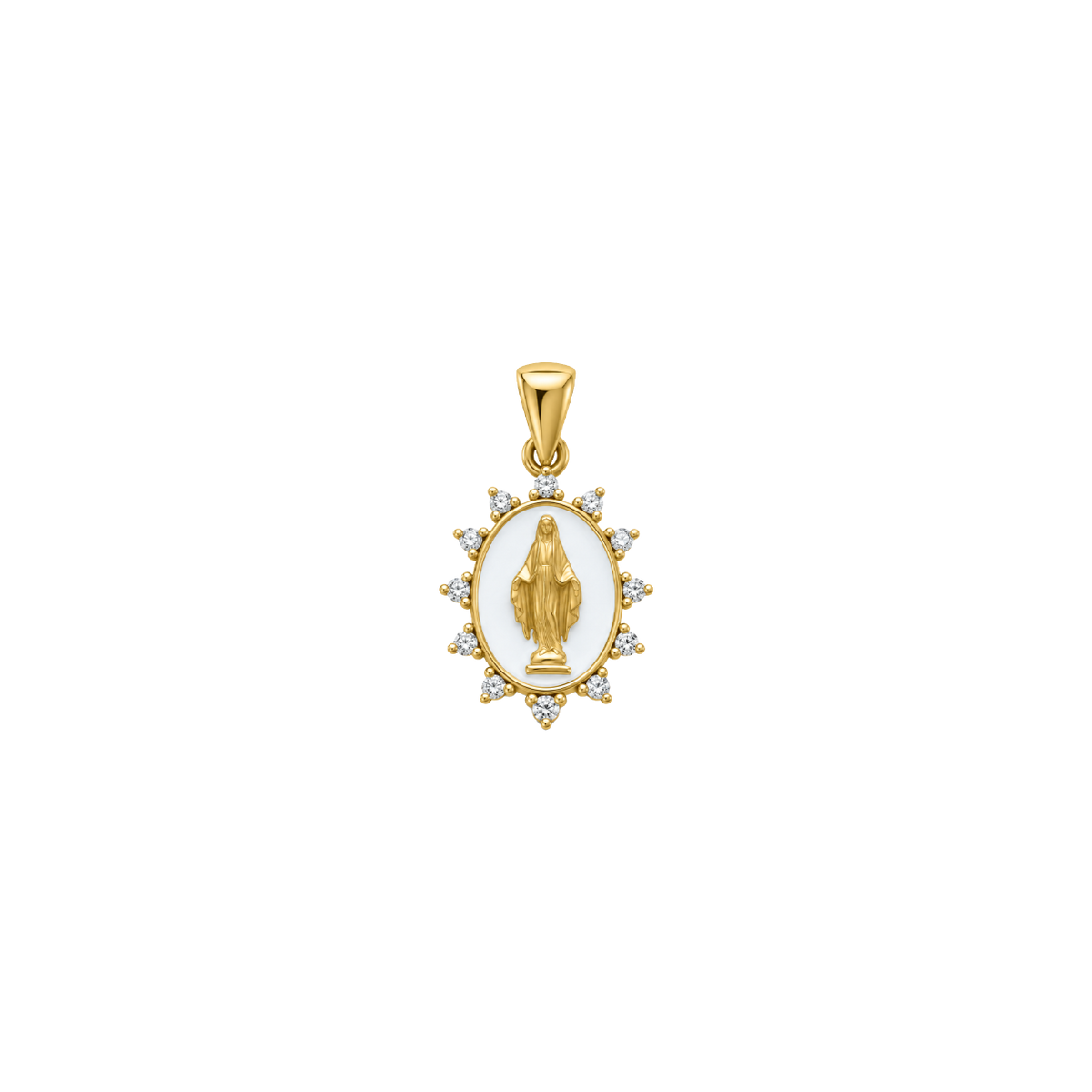 Hail Mary Diamond Pendant