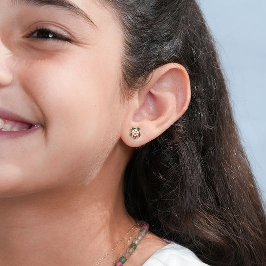 Turtle Diamond Earrings