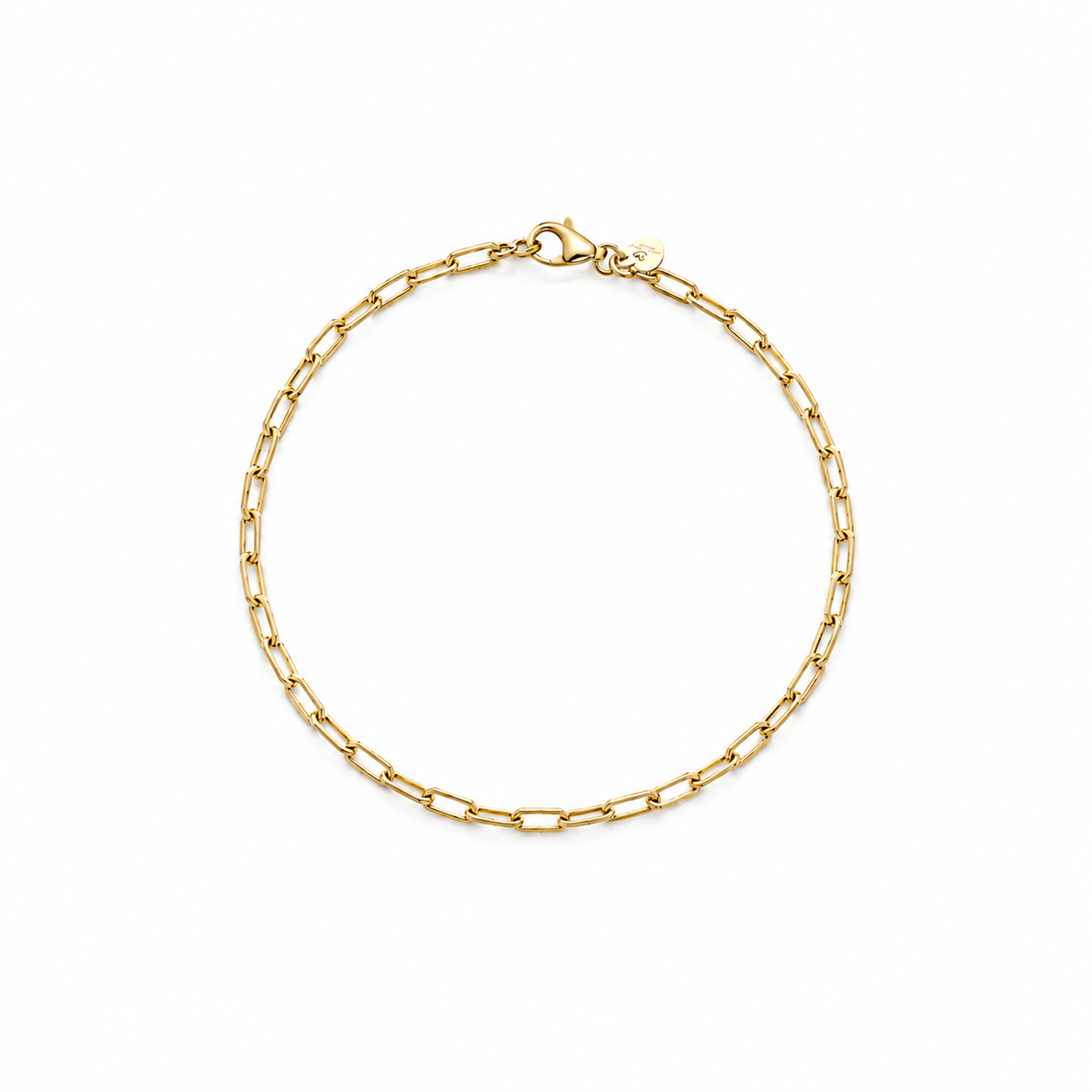 Oval Link Charm Bracelet