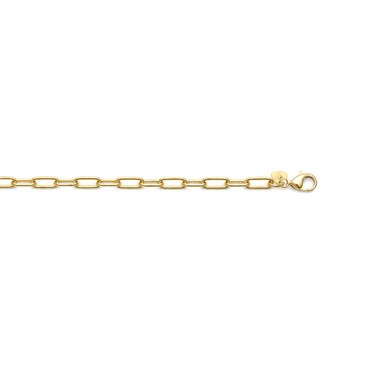 Oval Link Charm Bracelet