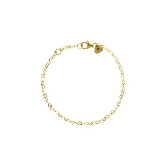 Heart Links Chain Bracelet