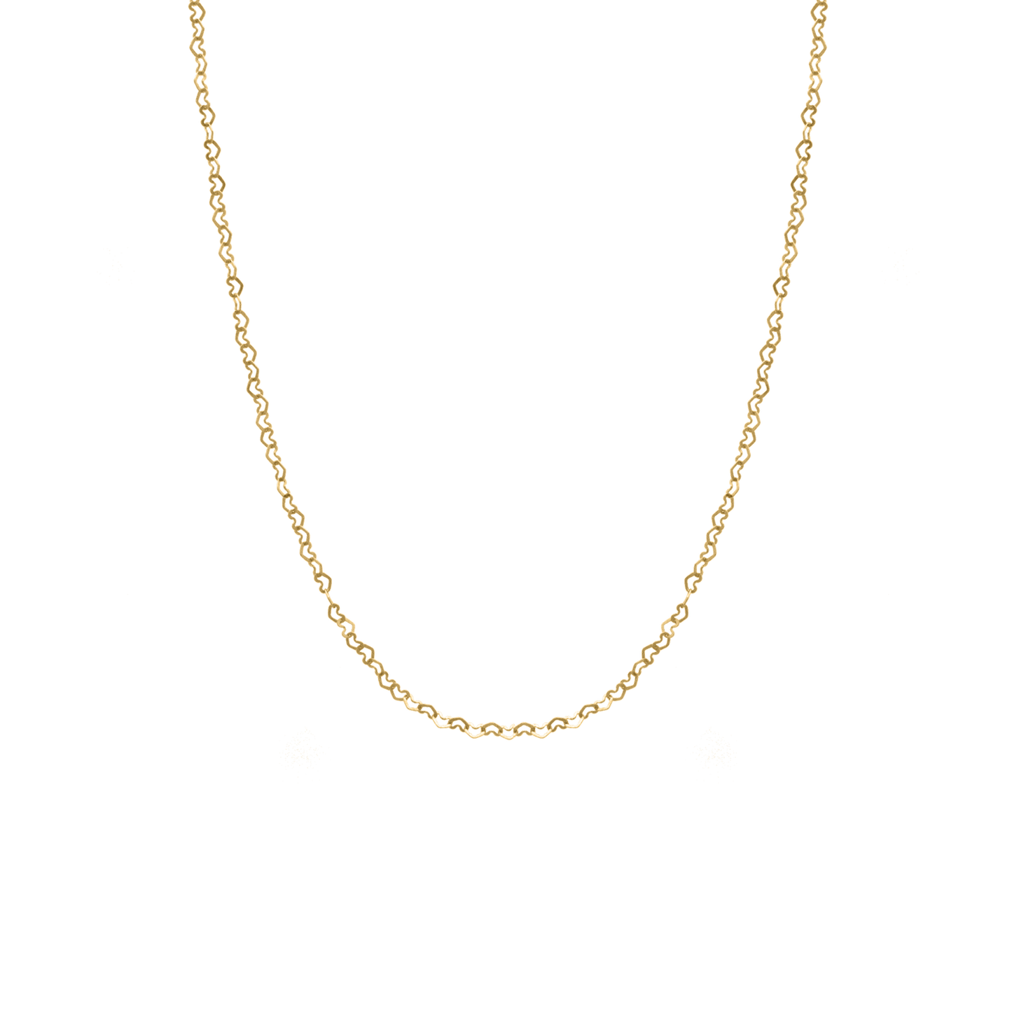 Heart Links Chain Necklace