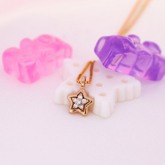 Bubble Star Diamond Necklace