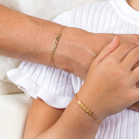 Mama Discs Diamond Bracelet