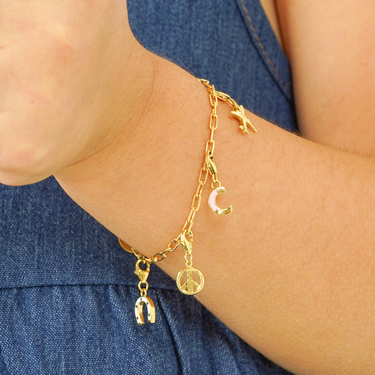 HorseShoe Diamond Charm