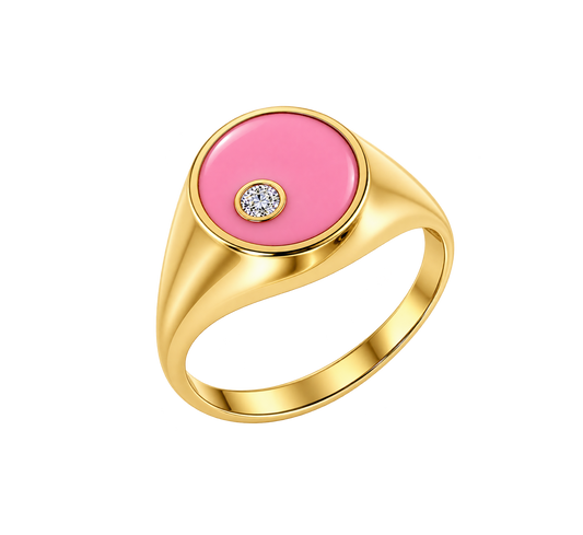 Blush of Confidence Diamond Ring