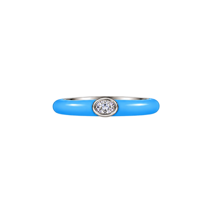 Blue Horizon Diamond Ring