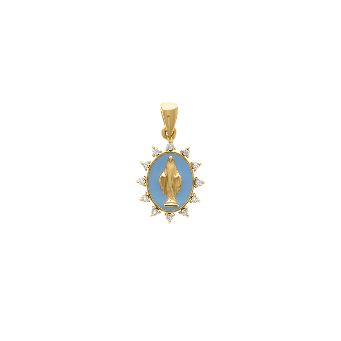 Hail Mary Diamond Pendant