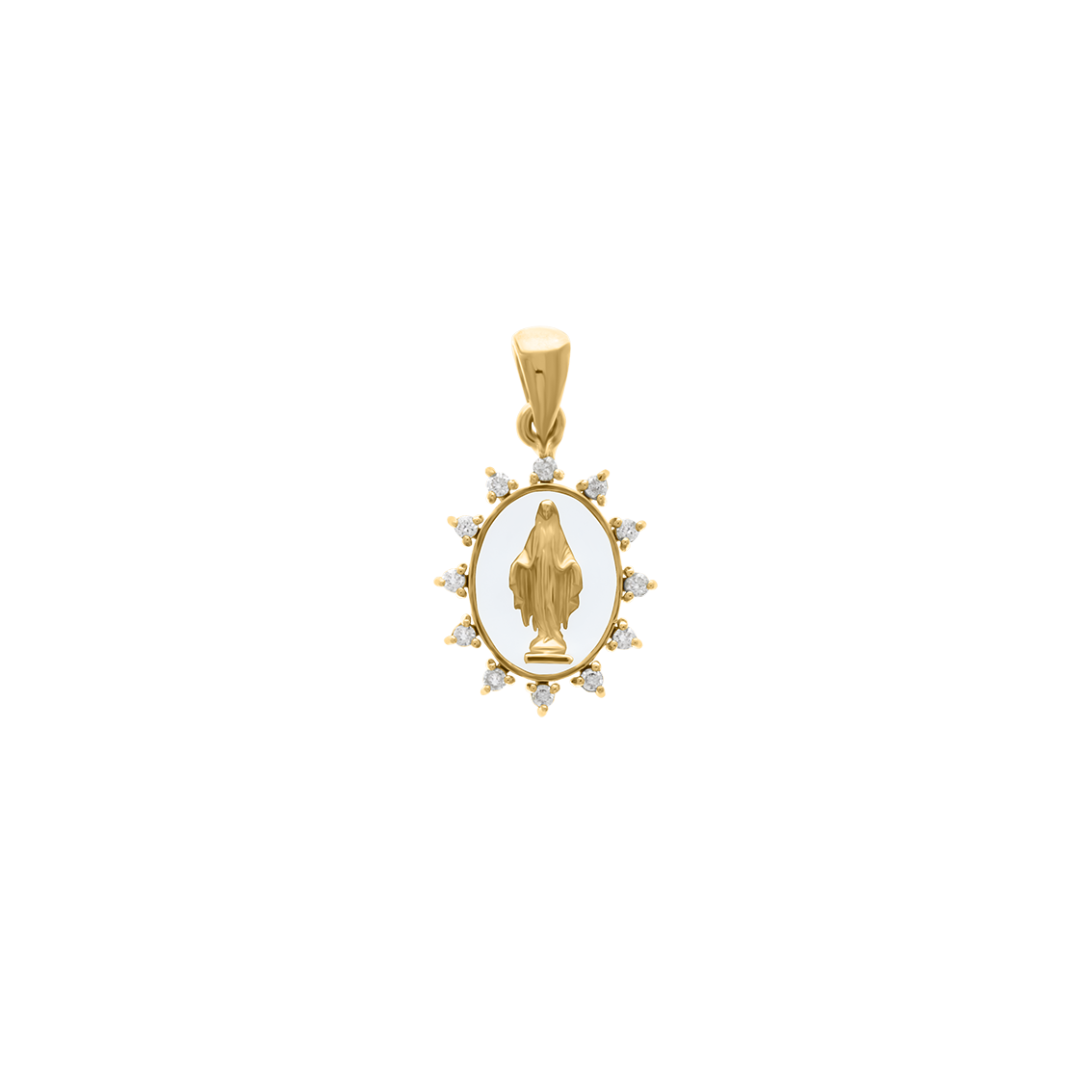 Hail Mary Diamond Pendant