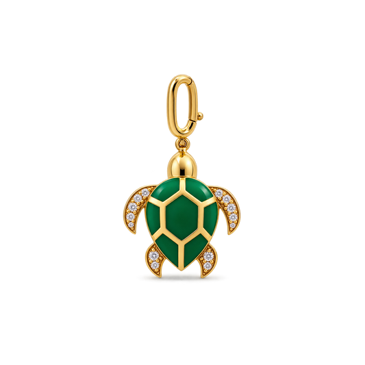 The Steady Journey Turtle Pendant
