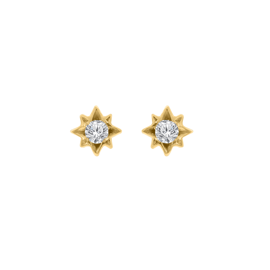 Starburst Diamond Earrings