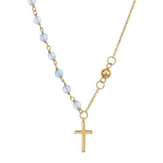 Beaded Cross Necklace