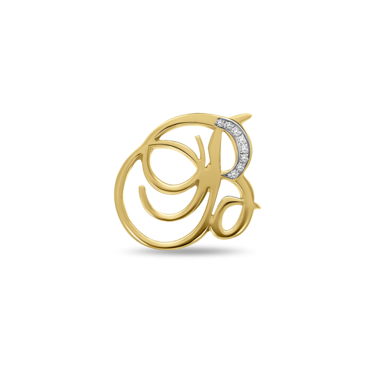 Letter Diamond Brooch | Pre-order