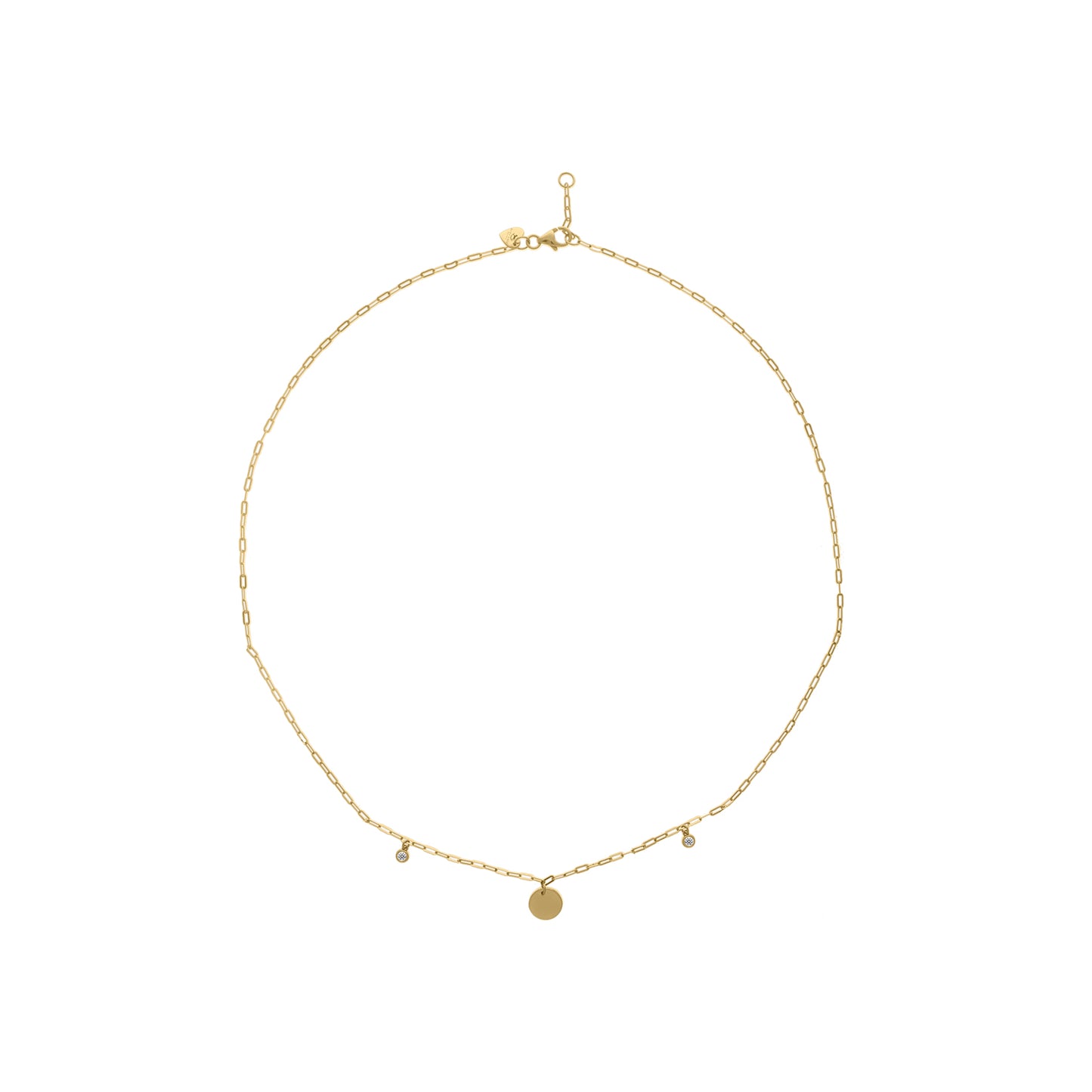 Discs Diamond Necklace | Pre-order