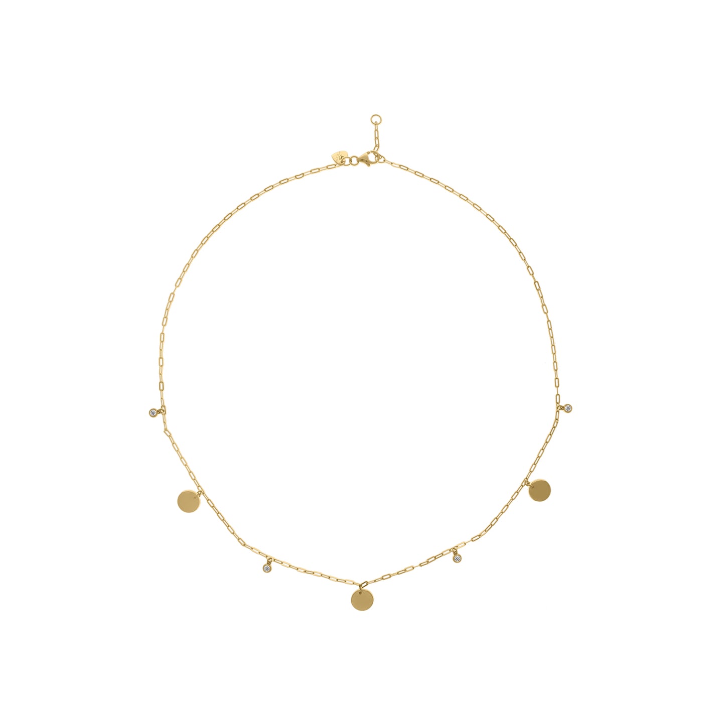 Discs Diamond Necklace | Pre-order